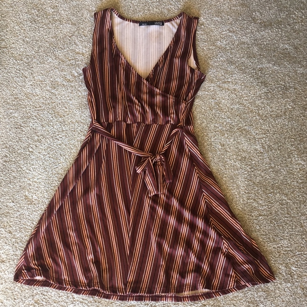 Rebel Sugar wrap dress with tie